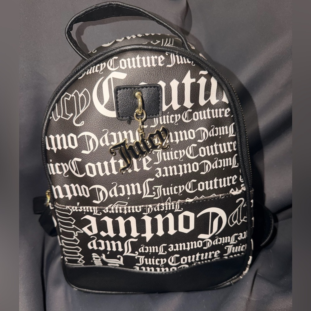 Juicy Couture Monochrome Logo Backpack